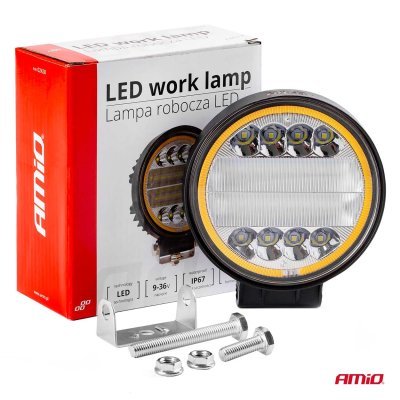 AMiO - Pracovné LED svetlo 42LED COMBO (2 funkcie)- AWL14
