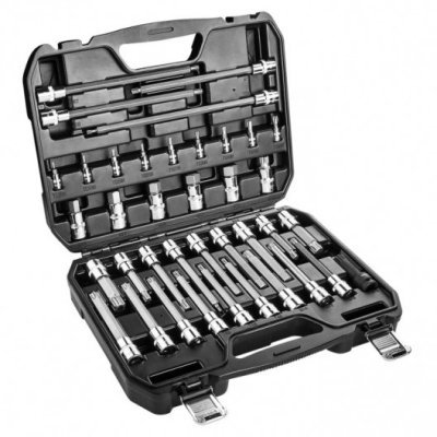 NEO - Sada vnútorných skrutkovacích bitov TORX IMBUS 1/4", 1/2" 38ks