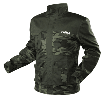NEO - Pánska pracovná bunda CAMO maskáčová veľ. XL