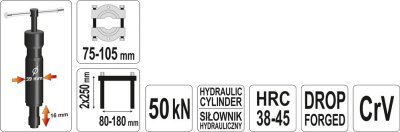 Yato - Sťahovák a oddeľovač s hydraulickým valcom 50kN