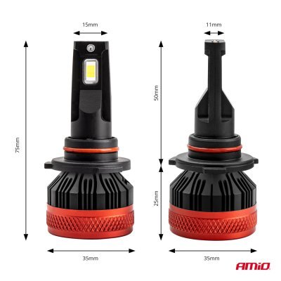 AMiO - LED žiarovky hlavného svietenia HB4 9006 X3 Series