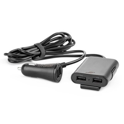 AMiO - Autonabíjačka predná-zadná s predlžovacím káblom 4 USB