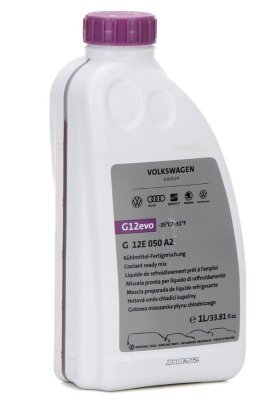 Nemrznúca zmes OEM VAG G12E050A2 červená (G12) -35°C 1L