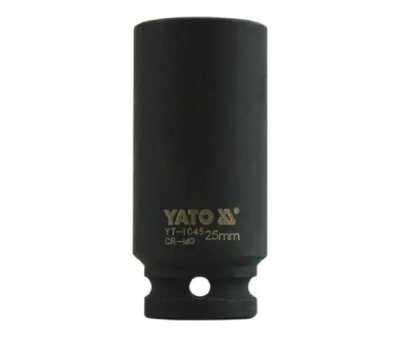 YATO - Rázový nadstavec šesťhraný dlhý 1/2" 25mm