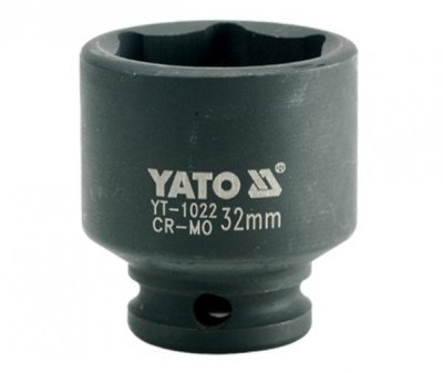 Yato - Nadstavec rázový šesťhranný krátky 1/2", 32mm