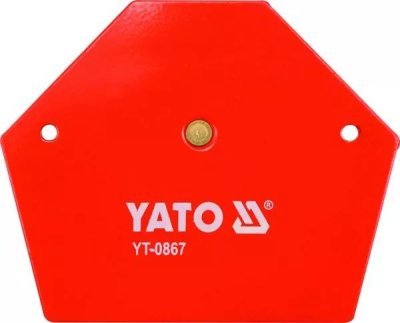 YATO - Uholník magnetický na zváranie 111 x 136 x 24mm