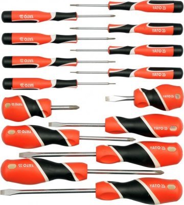 Yato - Sada magnetických skrutkovačov S2 15ks