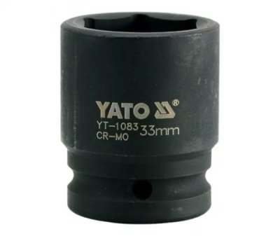 Yato - Nadstavec rázový šesťhranný krátky 3/4" 33mm