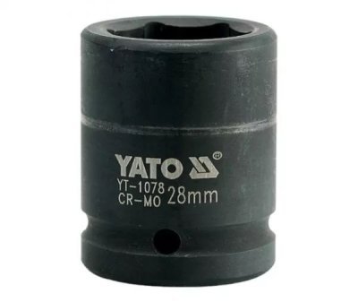 Yato - Nadstavec rázový šesťhranný krátky 3/4" 28mm
