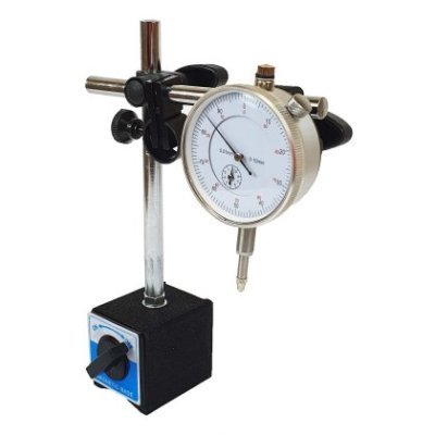 SATRA S-MAHO2 – Číselníkový odchýlkomer s magnetickým stojanom, 0–10 mm