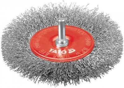 Yato - Kefa drôtená bočná s nástavcom do vŕtačky 100mm