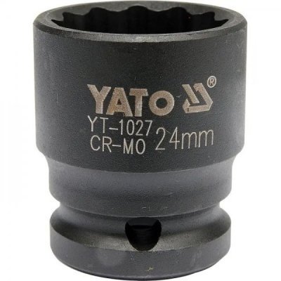 Yato - Nadstavec rázový dvanásťhranný 1/2", 24mm