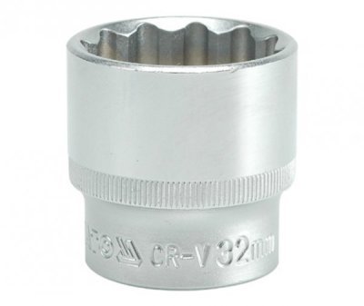Yato - Nadstavec dvanásťhranný krátky 1/2" 32mm