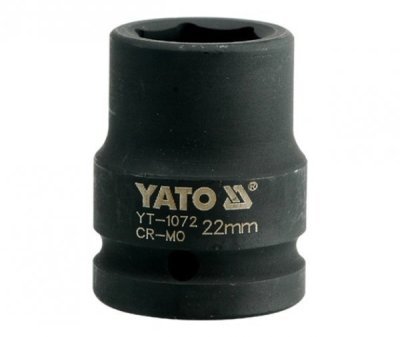 Yato - Nadstavec rázový šesťhranný krátky 3/4" 22mm