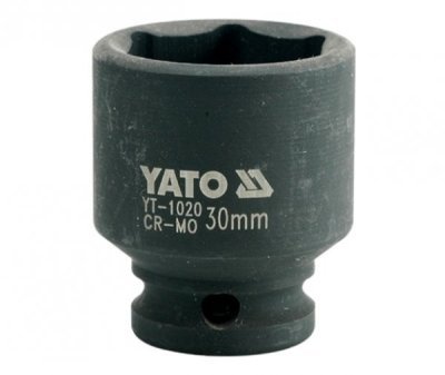 Yato - Nadstavec rázový šesťhranný krátky 1/2", 30mm