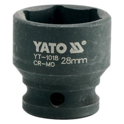 Yato - Nadstavec rázový šesťhranný krátky 1/2", 28mm