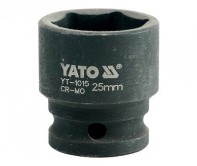 Yato - Nadstavec rázový šesťhranný krátky 1/2", 25mm