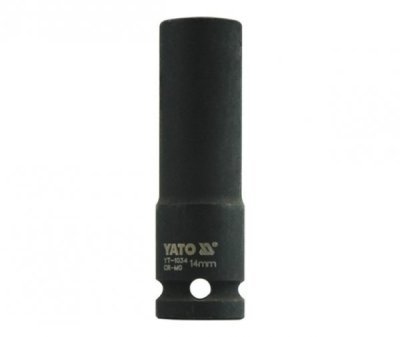 YATO - Rázový nadstavec šesťhraný dlhý 1/2" 14mm