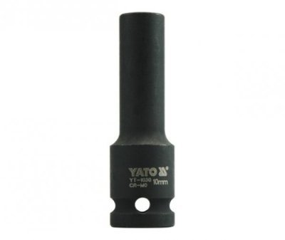 YATO - Rázový nadstavec šesťhraný dlhý 1/2" 10mm