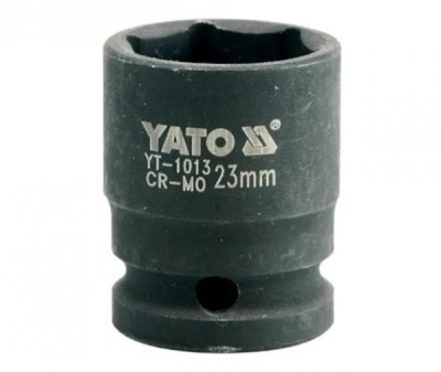 Yato - Nadstavec rázový šesťhranný krátky 1/2", 23mm