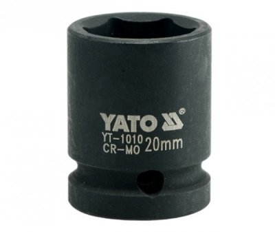 Yato - Nadstavec rázový šesťhranný krátky 1/2", 20mm