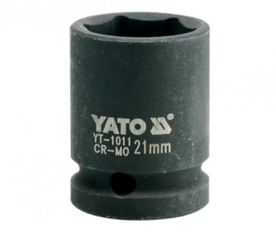 Yato - Nadstavec rázový šesťhranný krátky 1/2", 21mm