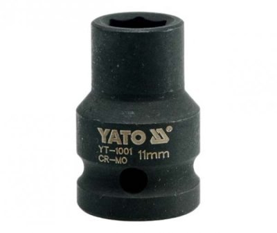 Yato - Nadstavec rázový šesťhranný krátky 1/2", 11mm