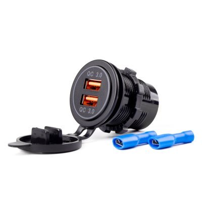 AMiO - Nabíjačka 2xUSB 12/24V MOD-05