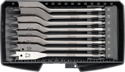 Yato - Ploché vrtáky súprava 12-32mm 8ks