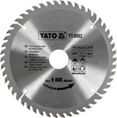 Yato - Vídiový pílový kotúč na drevo 154x30mm 50 zubov