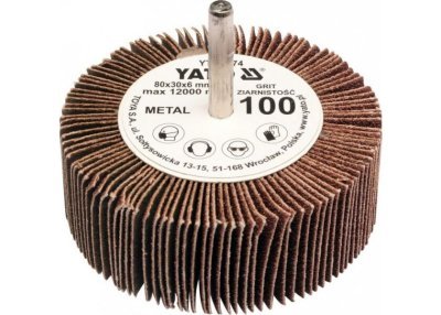 YATO Kotúč lamenový radiálne 80 x 30 x 6mm P40