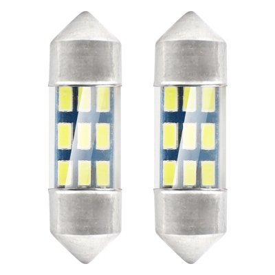 AMiO - LED žiarovky STANDARD 3014 9SMD Festoon C5W C10W C3W 31mm White 12V