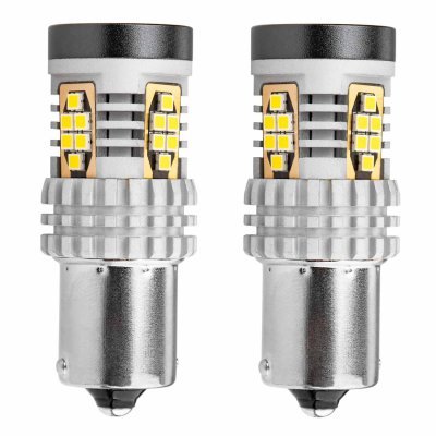 AMiO - LED žiarovky CANBUS 3020 24SMD 1156 BA15S P21W R10W R5W White 12V/24V