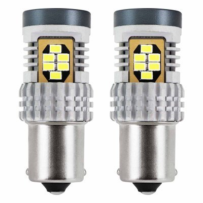 AMiO - LED žiarovky CANBUS 3020 24SMD 1156 BA15S P21W R10W R5W White 12V/24V