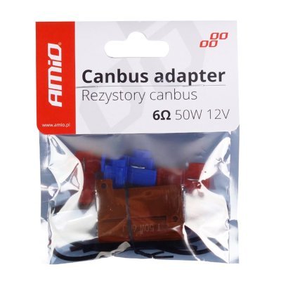 AMiO - Rezistor pre LED žiarovky CANBUS 6Ohm 50W 2 ks