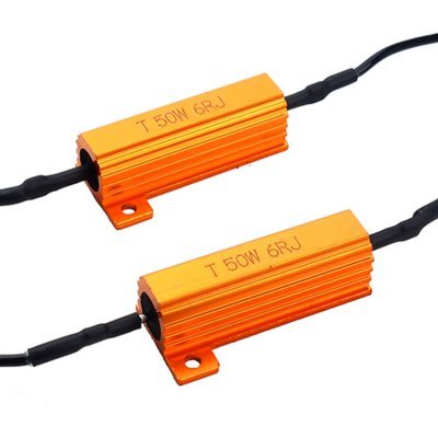 AMiO - Rezistor pre LED žiarovky CANBUS 6Ohm 50W 2 ks