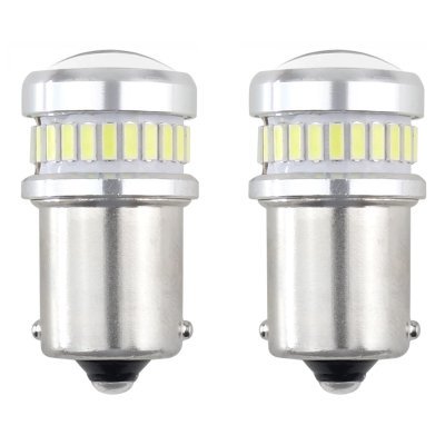 AMiO - LED žiarovky CANBUS 3014 24SMD + 3030 6SMD 1156 BA15S P21W R10W R5W White 12V/24V