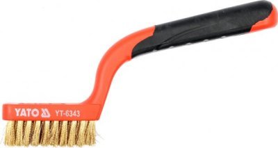 YATO - Drôtená kefa ručná mosadz 3 rady 180mm