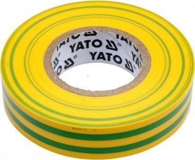 Yato - Izolačná páska PVC žltozelená 15mm x 20m