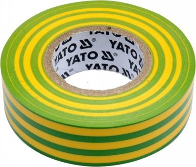 Yato - Izolačná páska PVC žlto-zelená 19mm x 20m