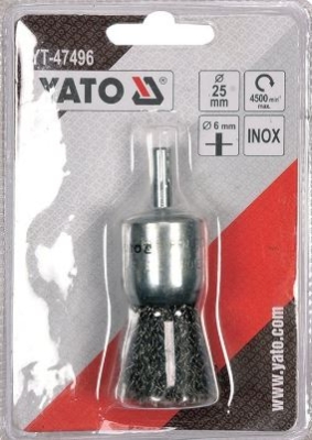 Yato - Rotačná kefa určená na čistenie 25mm