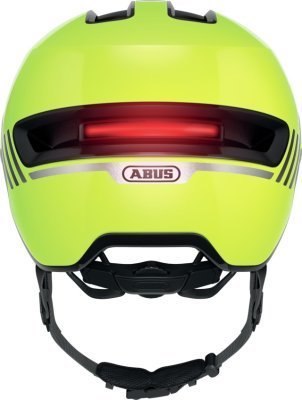 ABUS - cyklo prilba so svetlom HUD-Y signal yellow, ABUS (žltá fluo, veľ. L)