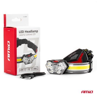 AMiO - Čelovka LED LH04