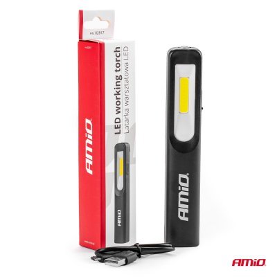 AMiO - LED pracovná baterka WT07