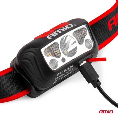 AMiO - Čelovka LED LH03