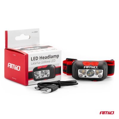 AMiO - Čelovka LED LH03