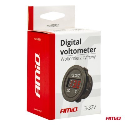 AMiO - Digitálny voltmeter 3-32V MOD-02