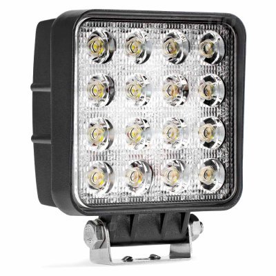 AMiO - Pracovné LED svetlo 16x LED AWL05 EMC 108x108 48W FLAT 9-60V