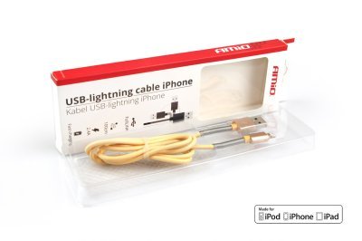 AMiO - Kábel USB Lightning iPhone iPad Full LINK 2,4A