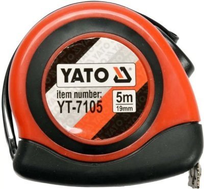 Yato - meter zvinovací autostop 5m x 19mm